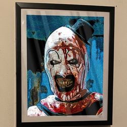 Art The Clown From The Terrifier Movies Custom Art Piece