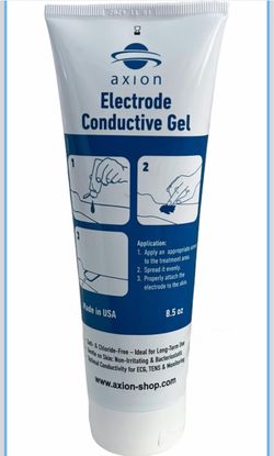 axion Conductive Electrode Gel for TENS Unit Pads 8.5oz | Hypoallergenic, Odorless and Skin-Friendly for All Types of Self-Adhesive Electrodes