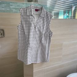 212 Collection Sleeveless Blouse Medium