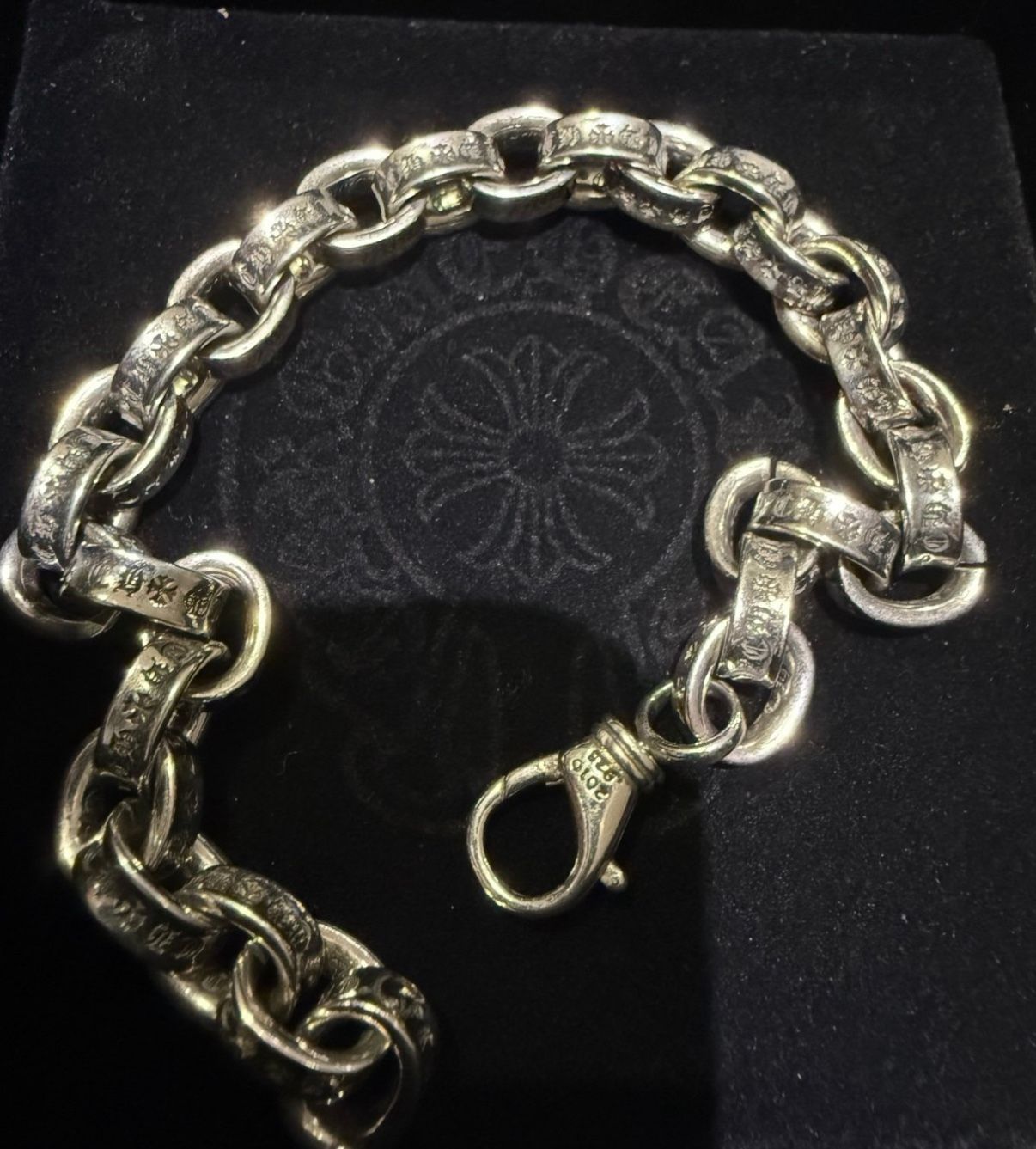 chrome hearts paper link bracelet