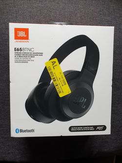 NEW JBL E65BTNC BLUETOOTH OVER-EAR WIRELESS HEADPHONES NOISE REDUCTION