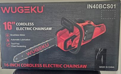 New 16" Chainsaw- Cordless Electric