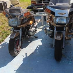 (2) 1985 Honda GL1200 Accessories And Frame