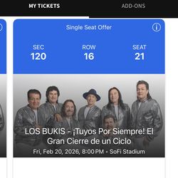 Los Bukis tickets