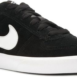 Nike Men Tiempo Trainer Black and Grey Canvas Sneakers Mens Size 13