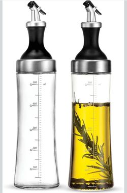 FineDine Glass Oil Dispenser [18 oz / 530 ml] – 2 Pack. $7.99