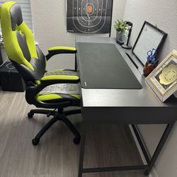 IKEA Computer / Study Desk With Gaming Chair