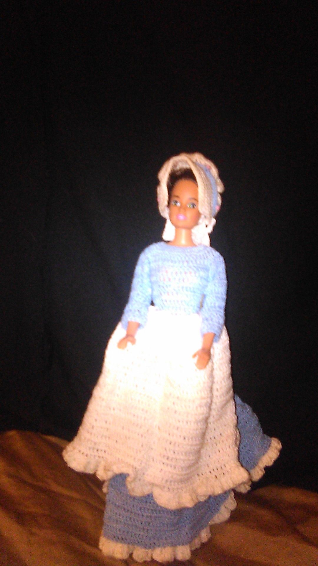 Barbie doll vintageVintage Barbie doll and two box sets of designer gowns