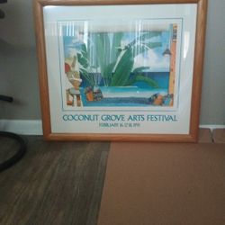 Coconut Grove Festival Posters Vintage 