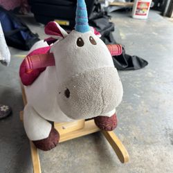 Litfad Unicorn rocking Chair
