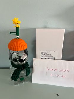 Snoopy x Starbucks glass cup