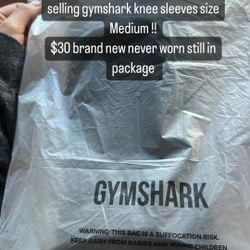 Gymshark knee sleeves size medium 