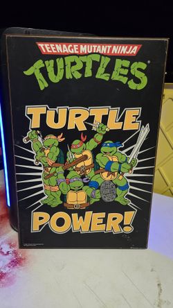Teenage Mutant Ninja Turtles Wood Wall Print