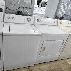 Whirlpool Top Load Washer Electric Dryer Heavy Duty Super Large Capacity In Excellent Working Condition 