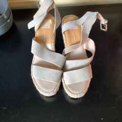Beautiful Wedge Double Band Heels