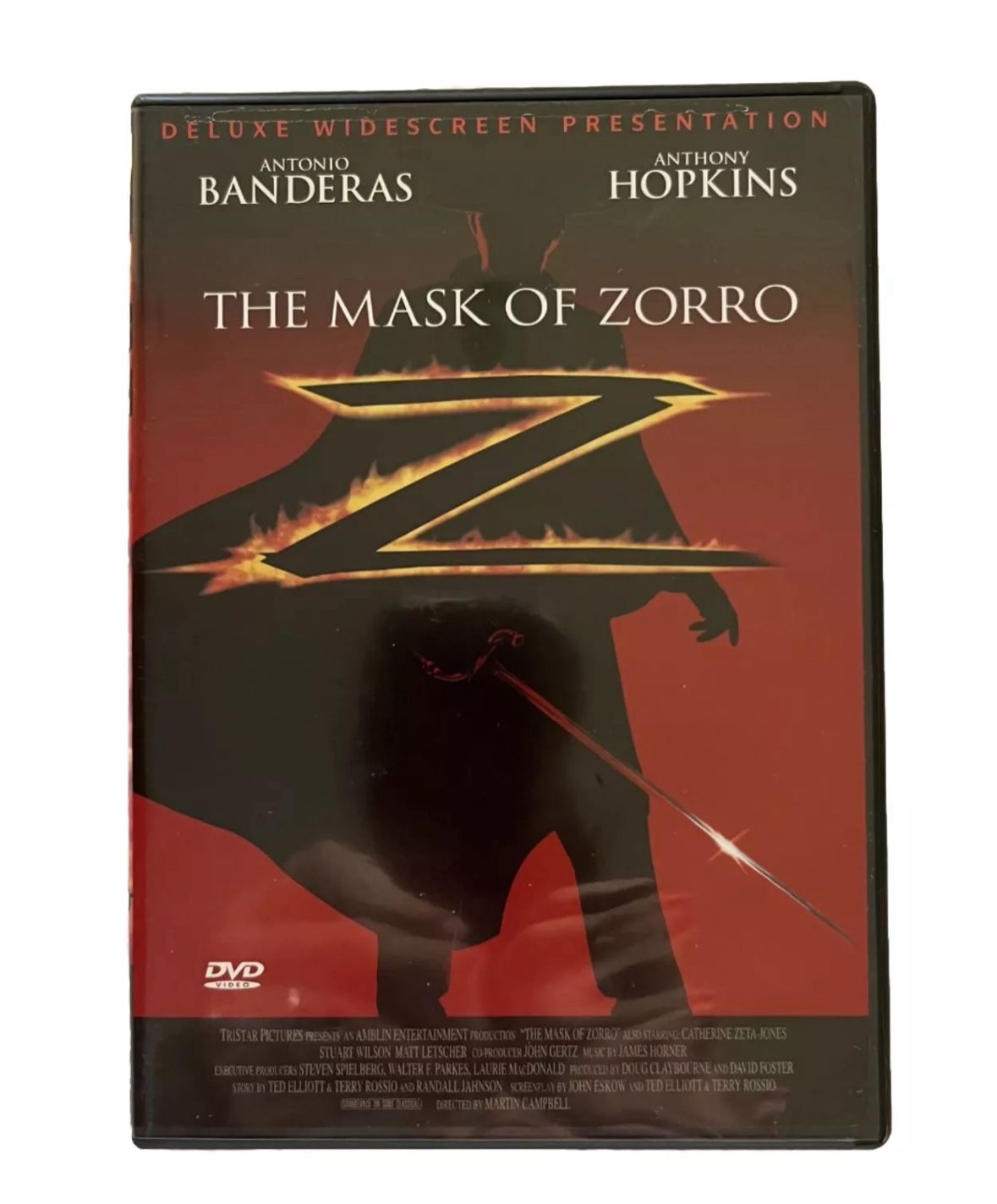 The Mask of Zorro Deluxe Wide Screen Addition. DVD Movie