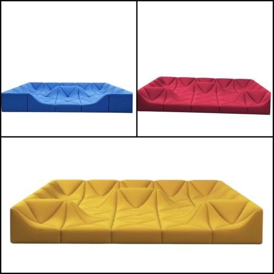 BRAND NEW DUNE SOFA COUCH SET SIZE 12X12X12X12FT VELVET FABRIC CUSTOM MADE AVAILABLE 