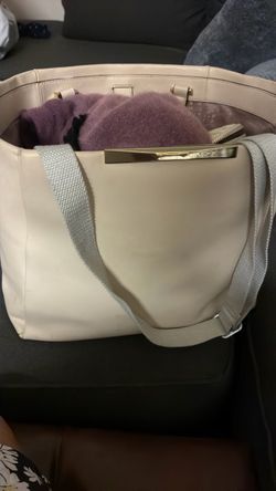 White handbag