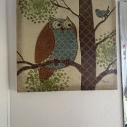 Owl Picture Decor.