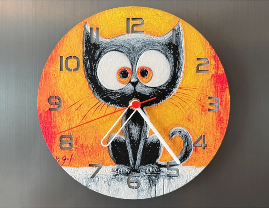 cat clock