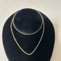 14k Gold Rope Chain