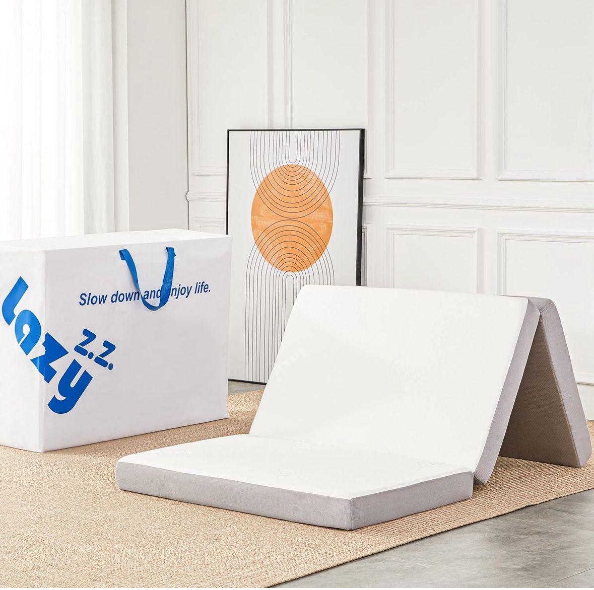 4” Folding Memory Foam Mattress – Single Size