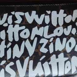 limited edition Louis Vuitton x Stephen Sprouse Graffiti Pochette 