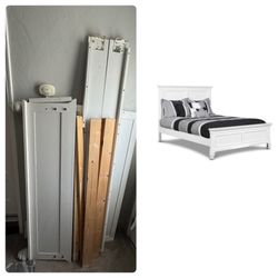 Full Size Bed Frame And Under Bed Trundle 