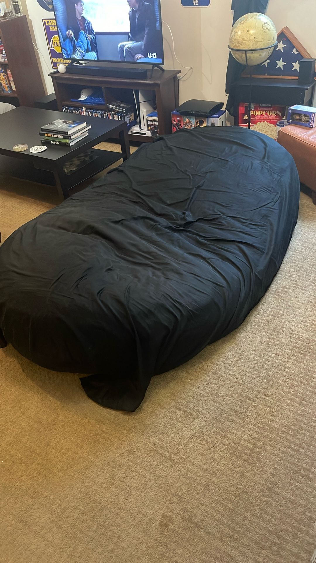 Black Large Full Body Bean Bag