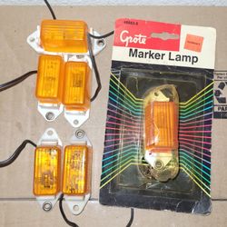 (6) Amber Marker Lights