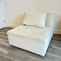 FLOYD Form Armless Sectional Unit in Off White