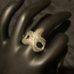 Sterling Silver 925 Starfish Solid Ring …Size 8