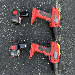 Skil 12V Cordless Drill (2) And Batteries (2)