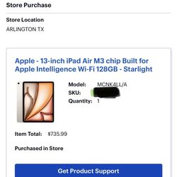 iPad Air 13inch 