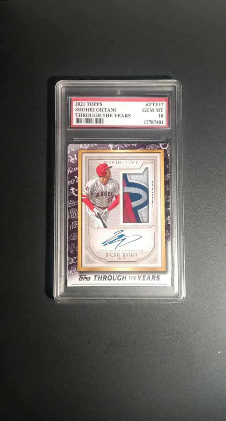Graded 2021 Topps Through The Years SHOHEI OHTANI #tty-17