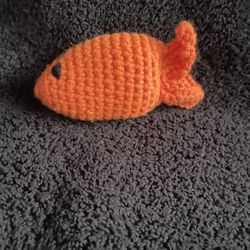 Crochet Fish Cat Toy