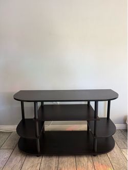 tiered tv console