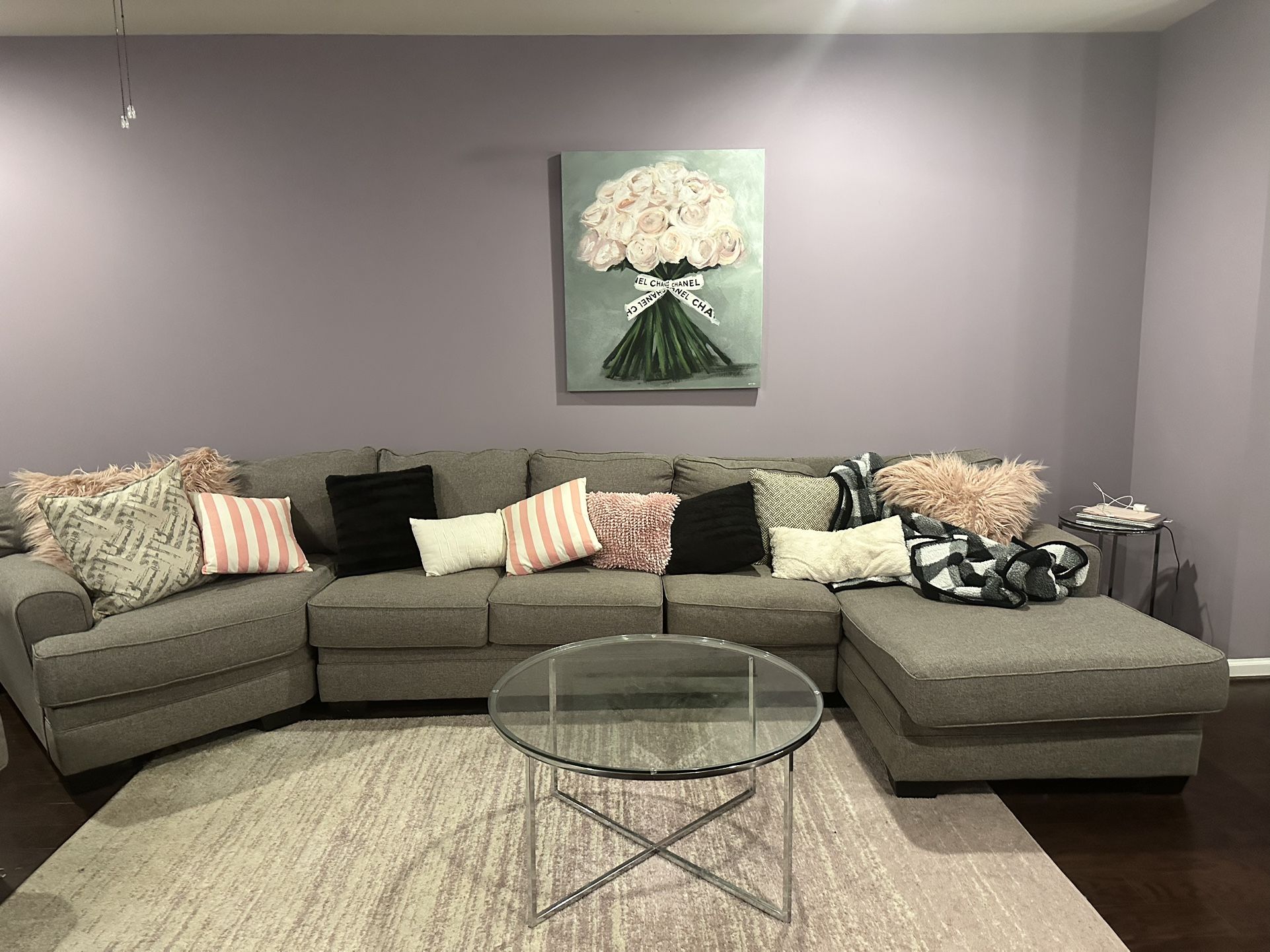 Ashley’s Grey Sectional Sofa