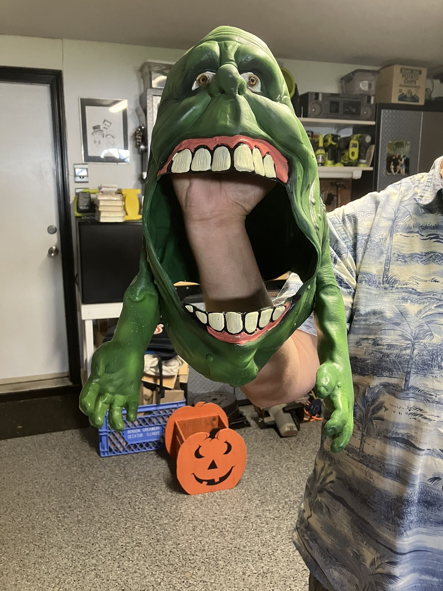 Ghostbuster Slimer Halloween Mask