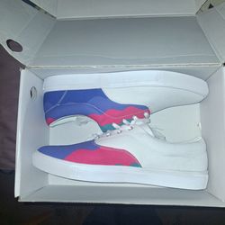 SKYDWELLER,SHOES,WAVE LACE UP CANVAS LOW AQUR/FUSIA/LAUEHDER/PURPLE 12