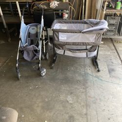 Multipurpose Baby Bassinet And Stroller.
