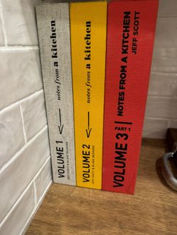 Notes From A Kitchen Jeff Scott Signed Issue With Slipcases Boxed Set 