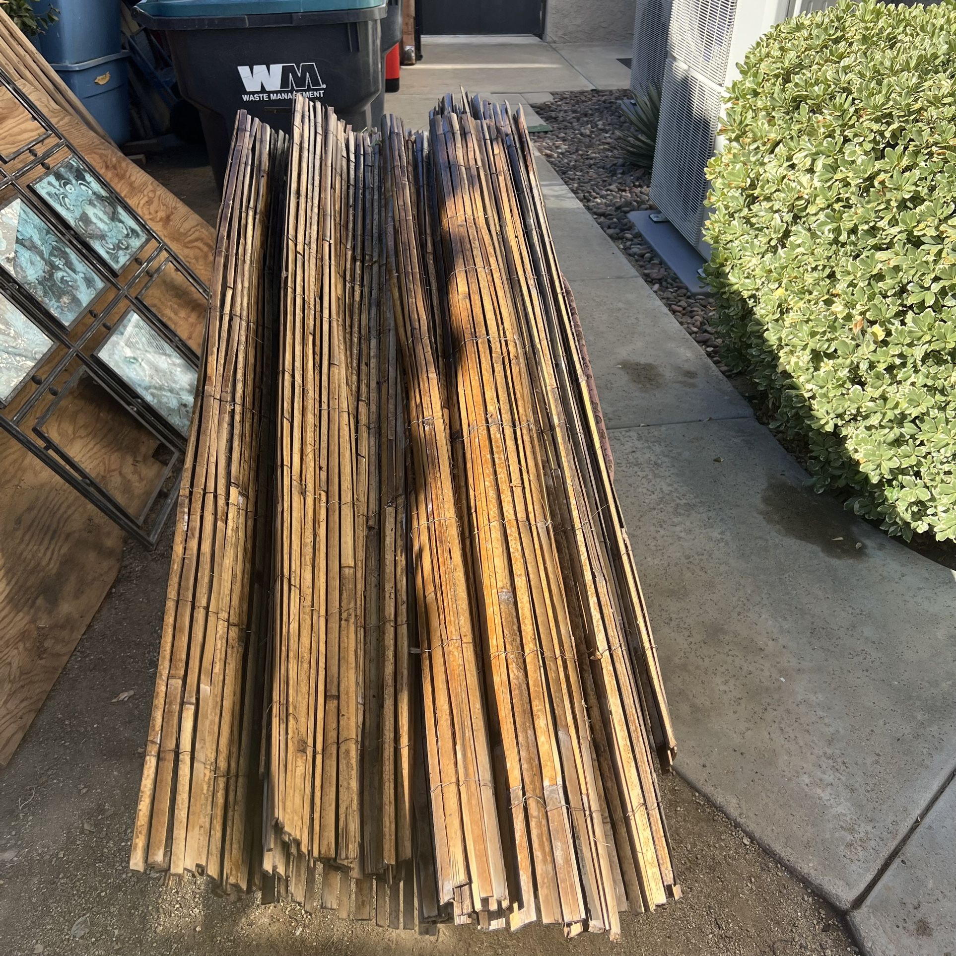 Bamboo fencing