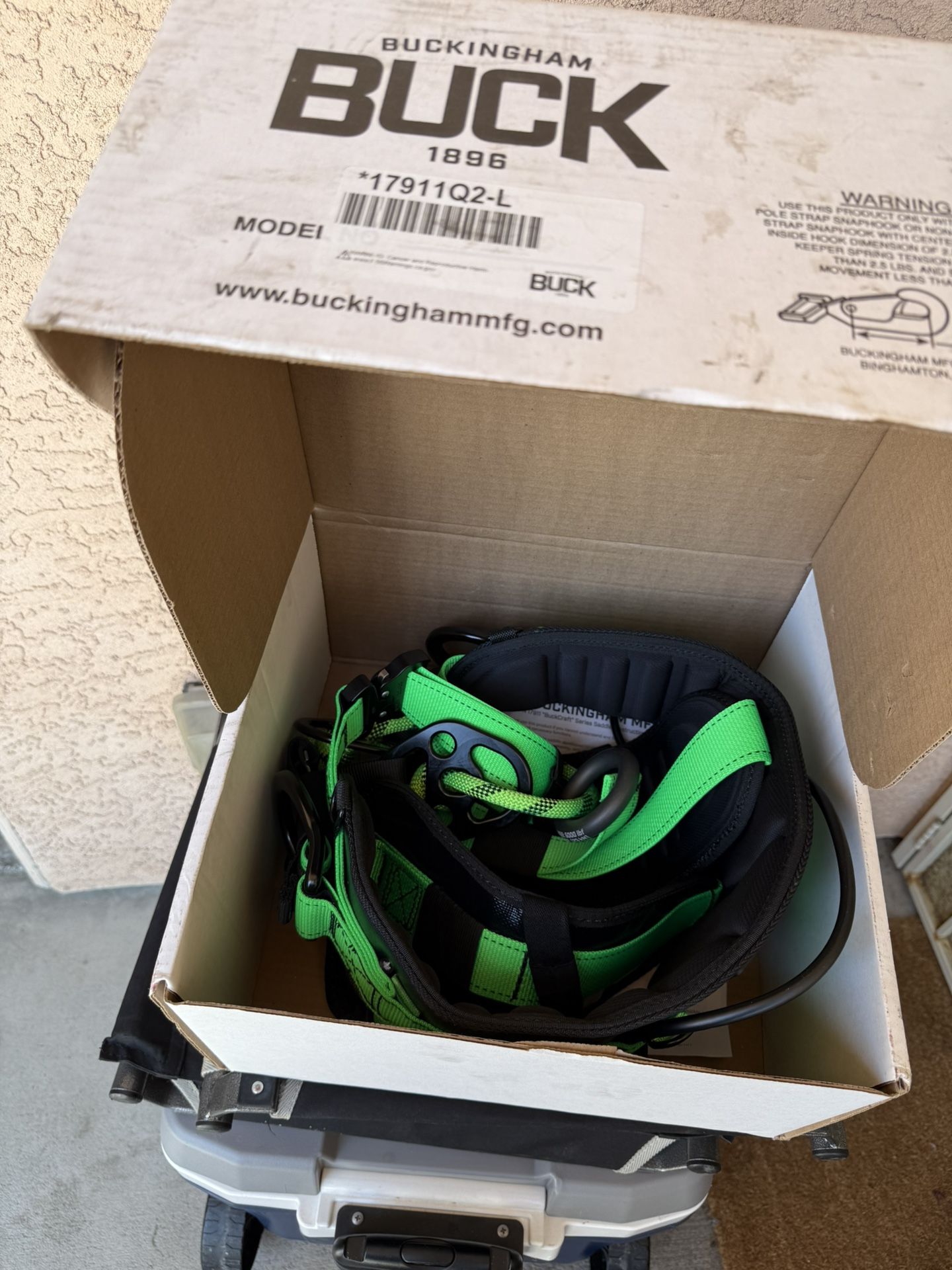 Buckingham Buck climbing gear 