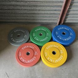 Brand New Bumper Plates - 10, 15, 25, 35, 45 LBs Available