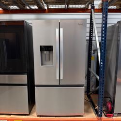 NEW Whirlpool Counter-Depth 23.4-cu ft 36-in Wide French Door Refrigerator with Dual Ice Maker