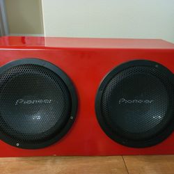 12" Pioneer Competition Subwoofers With Mono 2 Channel Amp