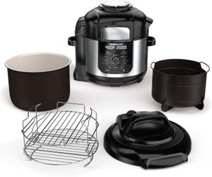 Ninja FD401 LP3 Foodi 12-in-1 Deluxe XL 8 qt. Pressure Cooker & Air Fryer that Steams, Slow Cooks, Sears, Sautés, Dehydrates & More, with 5 qt