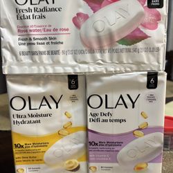 Dove $6 Body wash          Olay Bars $6 6pack 