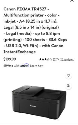Canon Pixma Printer 